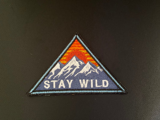 Stay Wild Custom Embroidered Patch