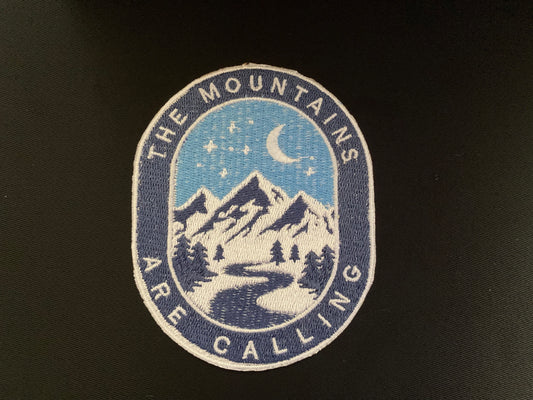 The Mountains Are Calling Custom Embroidered Patch
