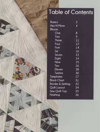 Toes in the Sand Block of the Month Quilt Pattern JPQ130 by Jaybird Quilts