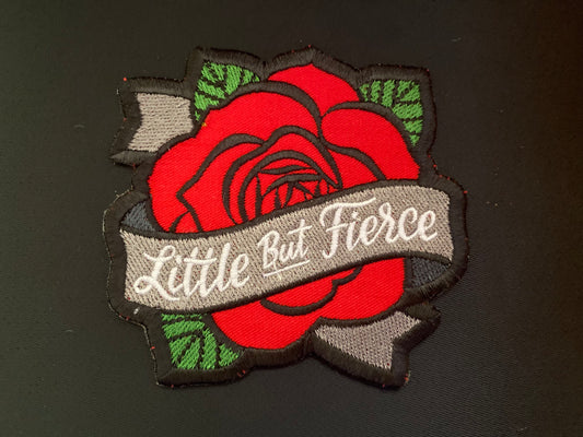 Little But Fierce Custom Embroidered Patch Embellishment
