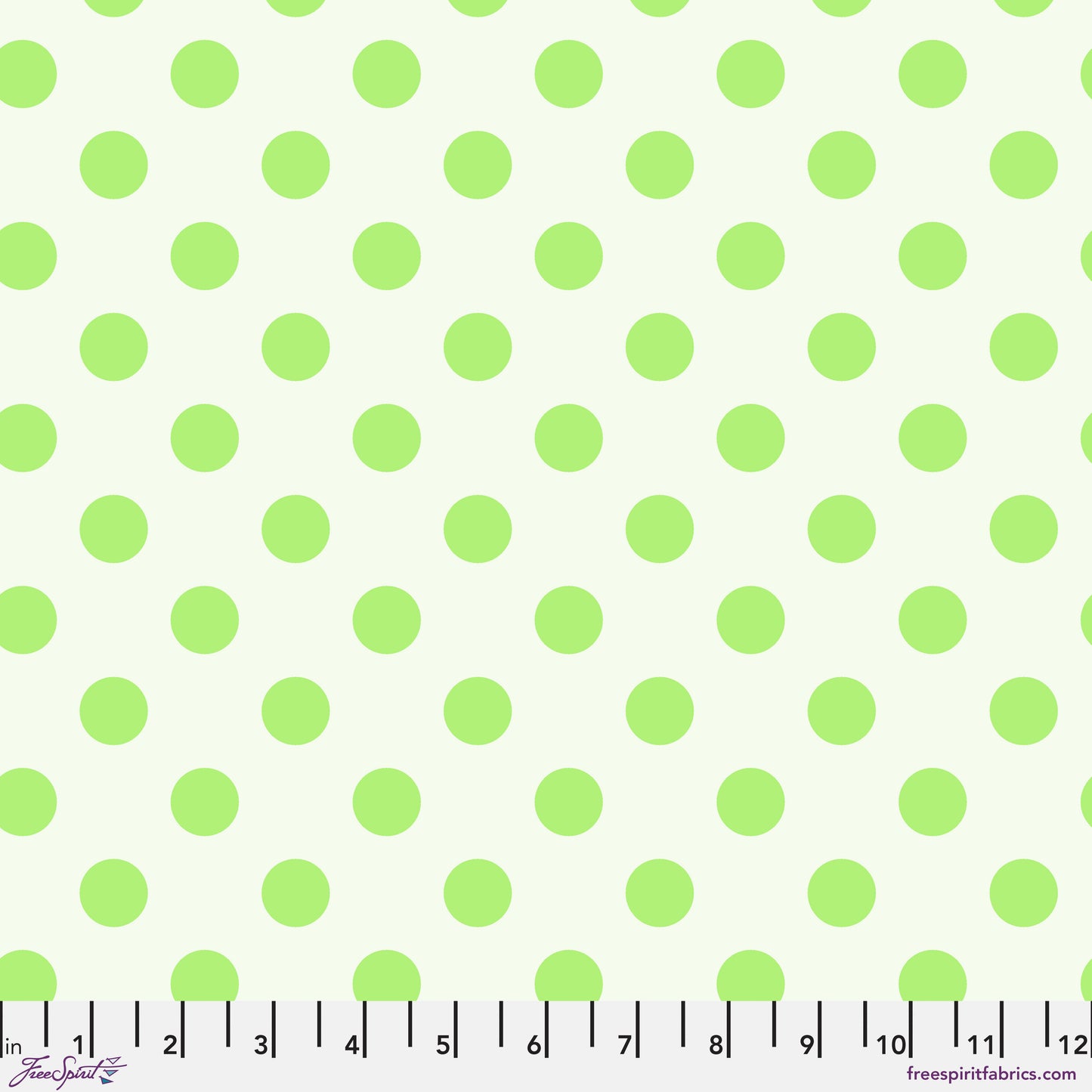 Tula Pink Neon Pom Poms Karma Neon True Colors Cotton Quilting Fabric by the Half Yard