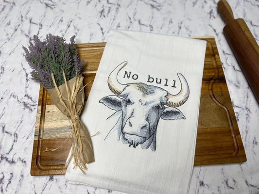 No Bull Cotton Dish Towel - 28 X 28