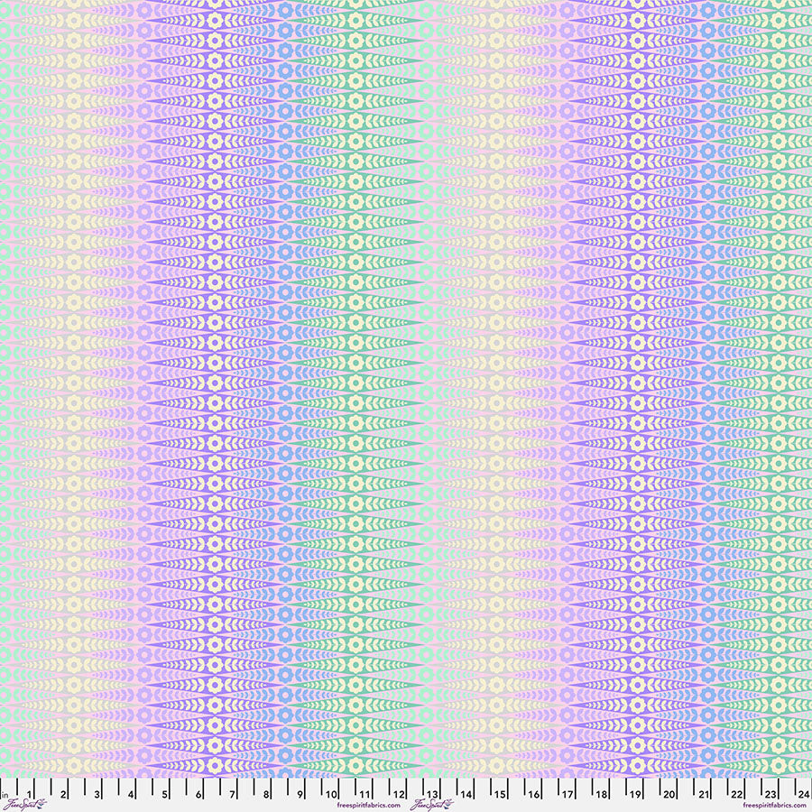 Tula Pink Moon Garden Oopsie Daisy in Dusk Cotton Quilting Fabric by the Half Yard