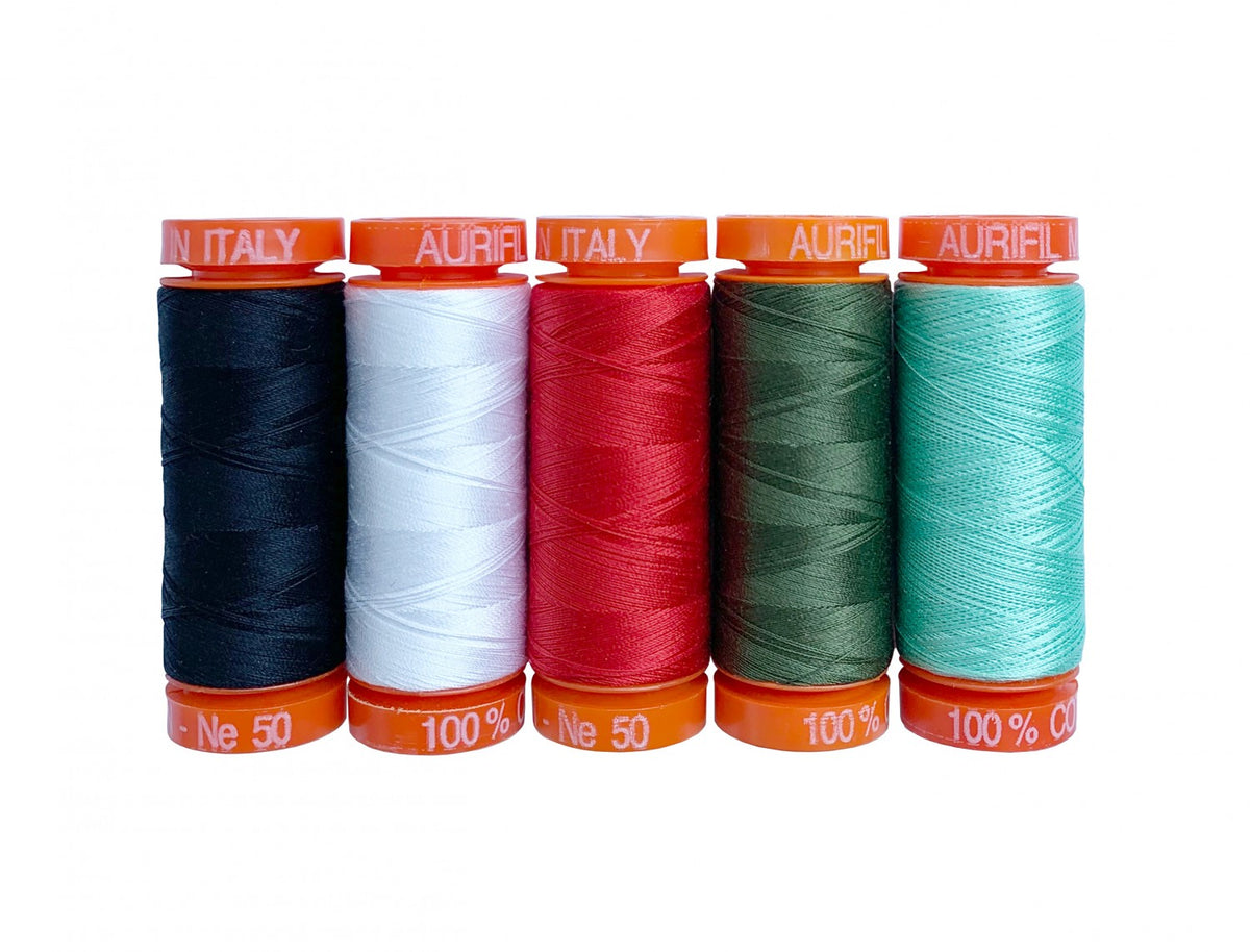 Holiday Homies Aurifil 50wt Thread Collection by Tula Pink
