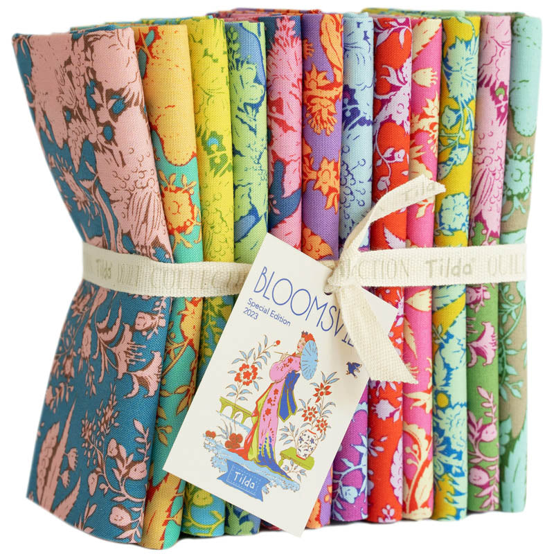 Tilda Bloomsville Abloom Fat Quarter Bundle | 12 pcs | 100% Cotton
