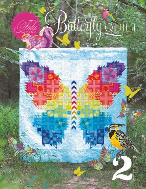 Tula Pink Butterfly Quilt Fabric Kit – FreeSpirit Fabrics | 15½ Yds Cotton (No Pattern)