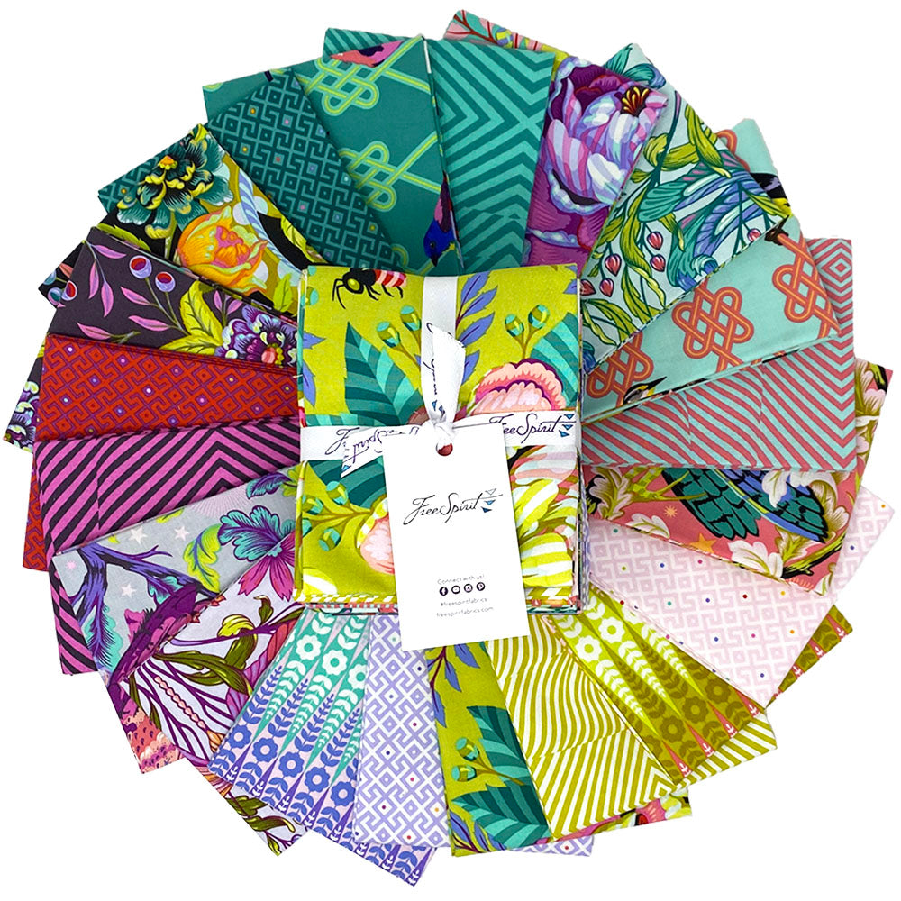 Tula Pink Moon Garden Fat Quarter Bundle of 20 Pieces by FreeSpirit Fabrics