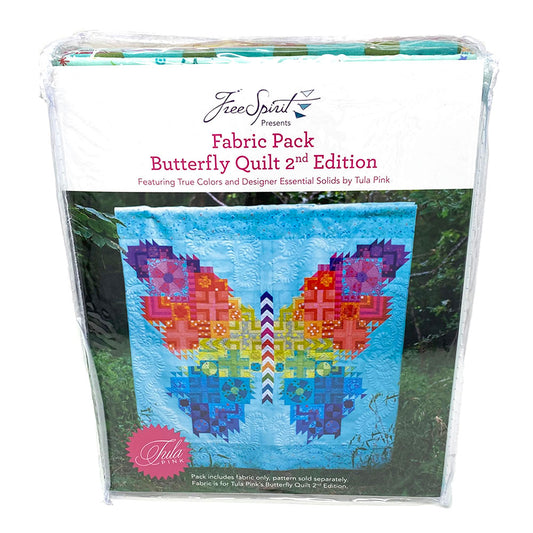 Tula Pink Butterfly Quilt Fabric Kit – FreeSpirit Fabrics | 15½ Yds Cotton (No Pattern)