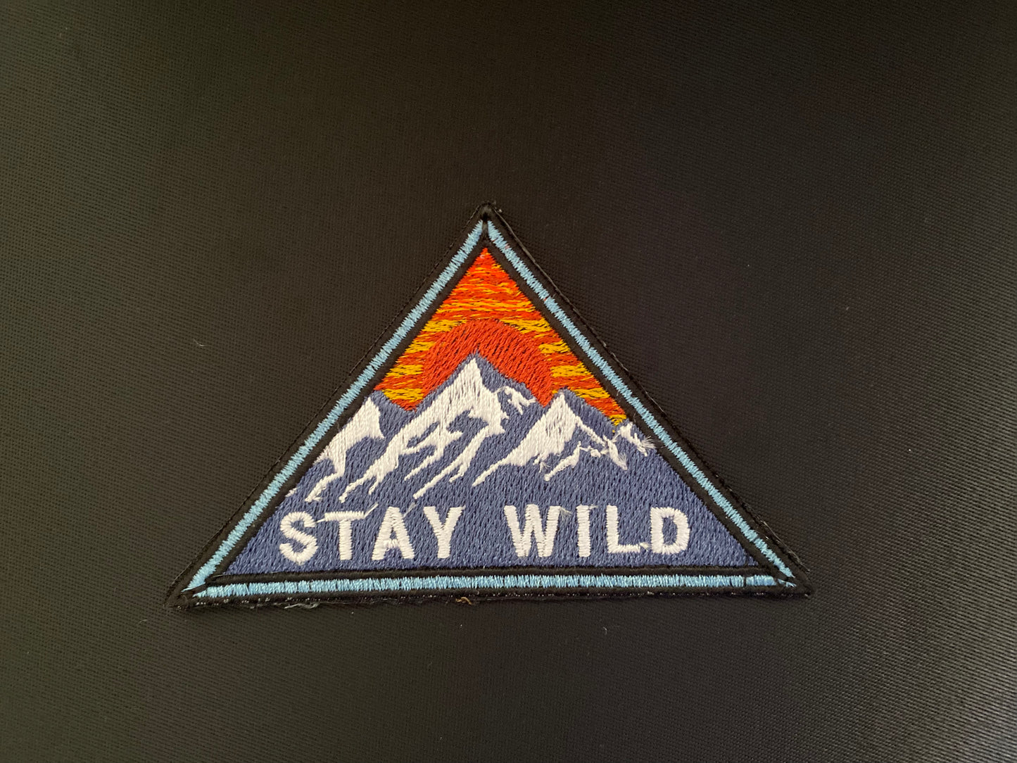 Stay Wild Custom Embroidered Patch