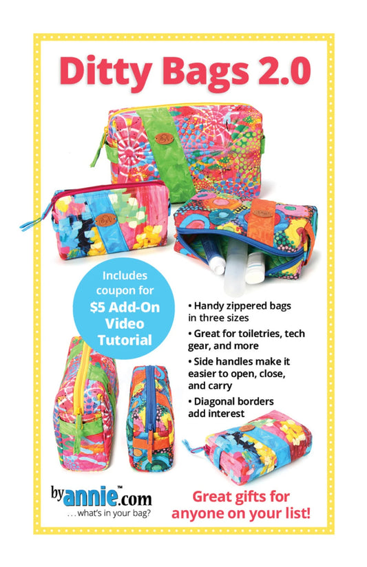 Ditty Bags 2.0 Patterns ByAnnie