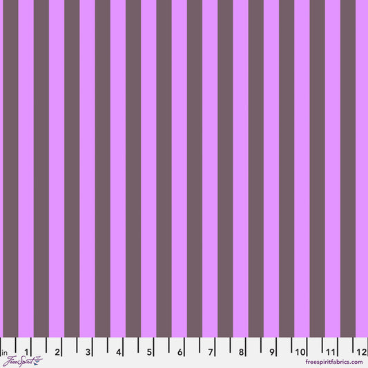 Tula Pink Neon Tent Stripe Mystic Neon True Colors Cotton Quilting Fabric by the Half Yard