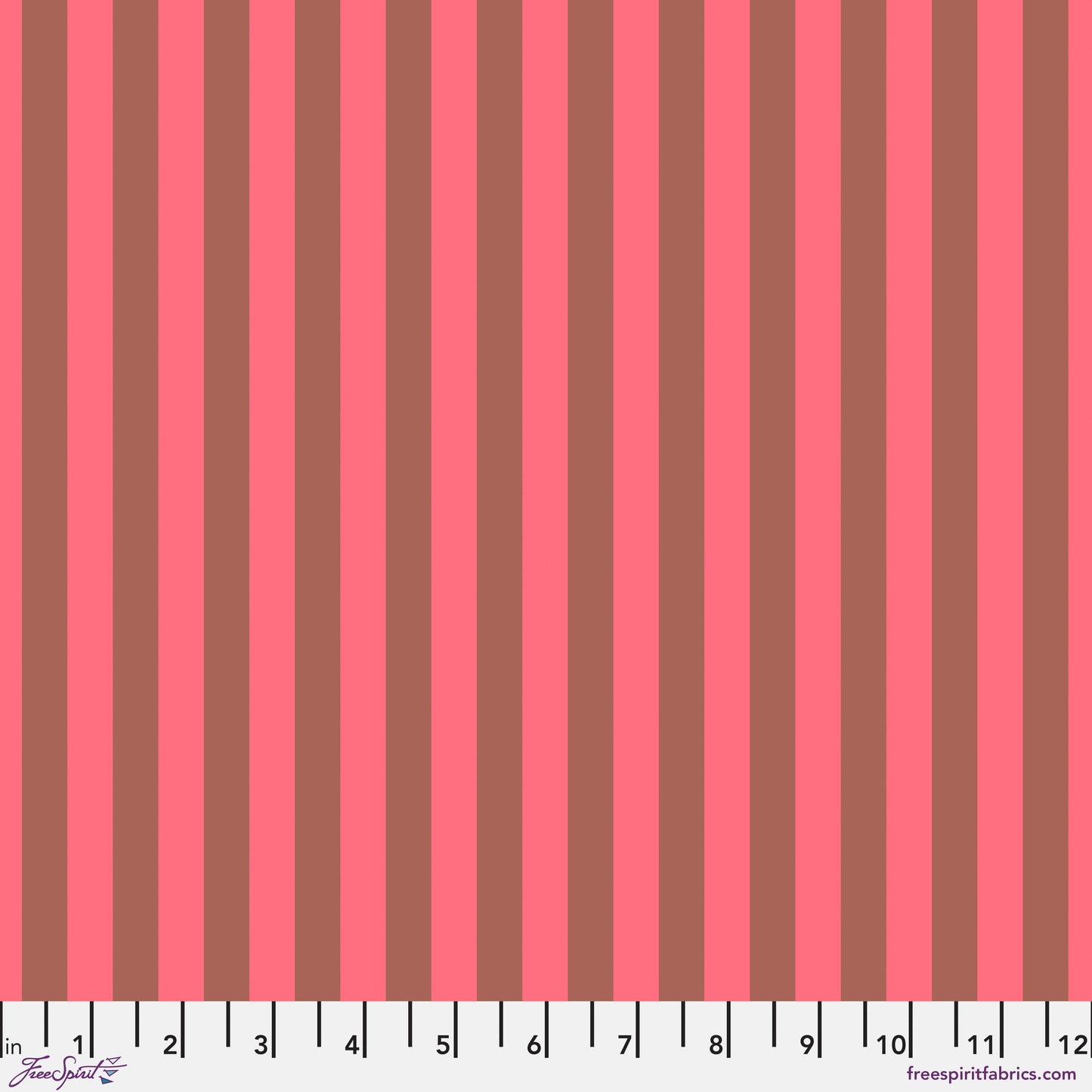 Tula Pink Neon Tent Stripe Nova Neon True Colors Cotton Quilting Fabric by the Half Yard