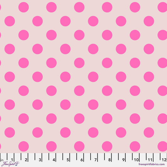 Tula Pink Neon Pom Poms Cosmic Neon True Colors Cotton Quilting Fabric by the Half Yard