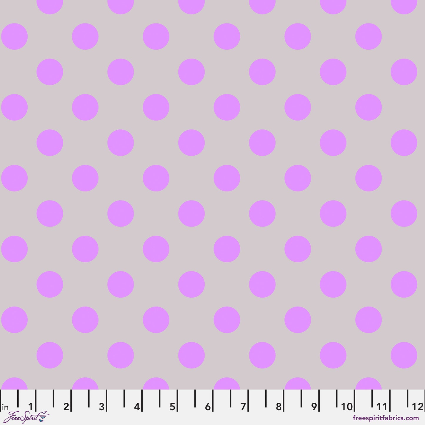 Tula Pink Neon Pom Poms Mystic Neon True Colors Cotton Quilting Fabric by the Half Yard