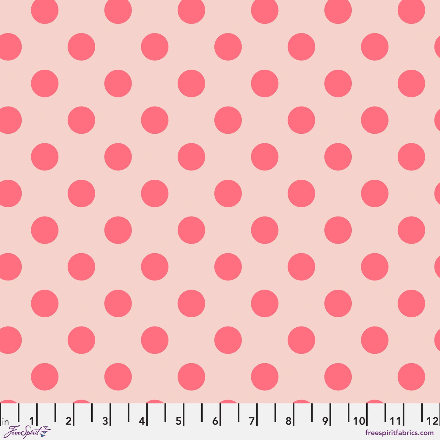 Tula Pink Neon Pom Poms Nova Neon True Colors Cotton Quilting Fabric by the Half Yard