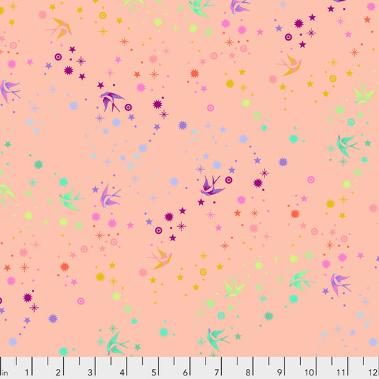 Tula Pink Fairy Dust Sherbet True Colors Cotton Quilting Fabric by the Half Yard