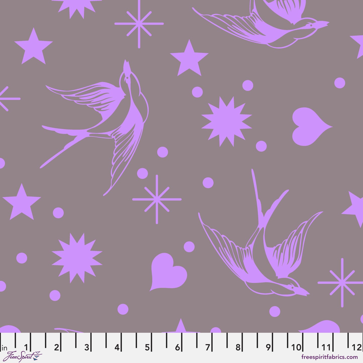 Tula Pink Neon Fairy Flakes Mystic Neon True Colors Cotton Quilting Fabric by the Half Yard