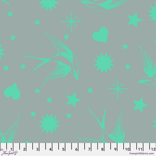 Tula Pink Neon Fairy Flakes Spirit Neon True Colors Cotton Quilting Fabric by the Half Yard