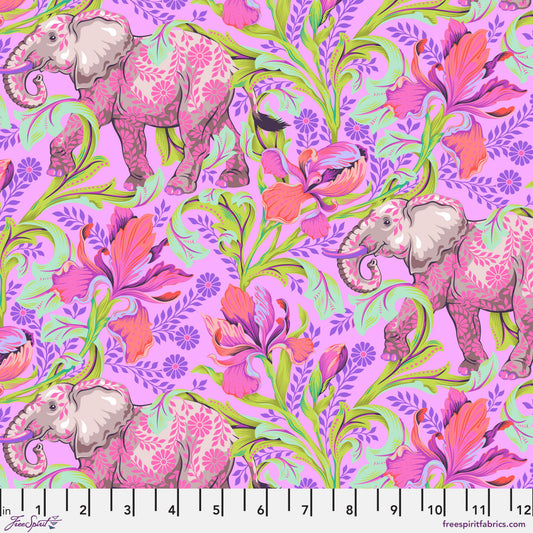 Tula Pink Everglow All Ears in Cosmic Cotton Quilting Fabric by the Half Yard
