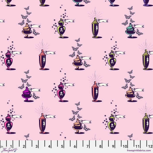 Tula Pink Nightshade Déjà Vu Apothecary Nerium Cotton Quilting Fabric by the Half Yard