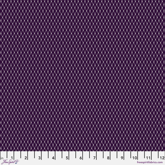 Tula Pink Nightshade Déjà Vu Fishnet Equinox Cotton Quilting Fabric by the Half Yard