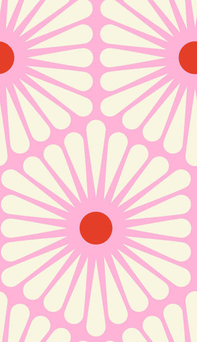 Tula Pink Besties Daisy Chain in Blossom Cotton Quilting Fabric by the Half Yard