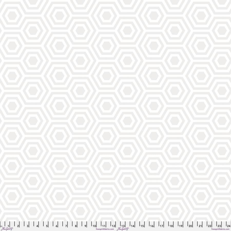 Tula Pink Hexy XL Snowfall 108" Cotton Sateen Wide Backing Fabric