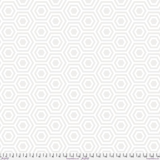 Tula Pink Hexy XL Snowfall 108" Cotton Sateen Wide Backing Fabric