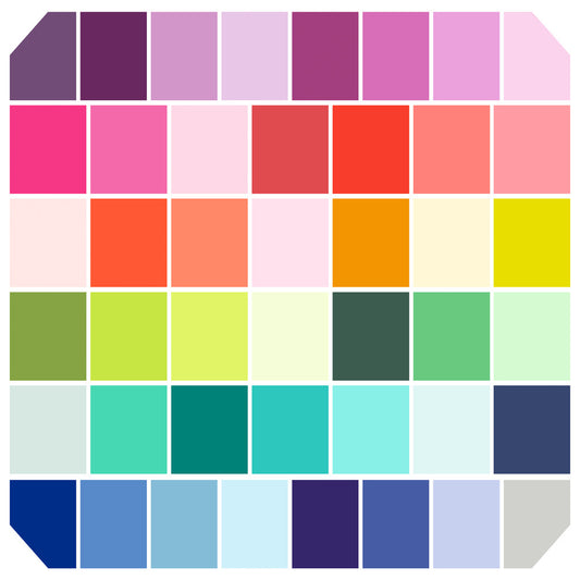 Tula Pink Solids – Fat Eighths Bundle | 44 pcs | FreeSpirit Fabrics