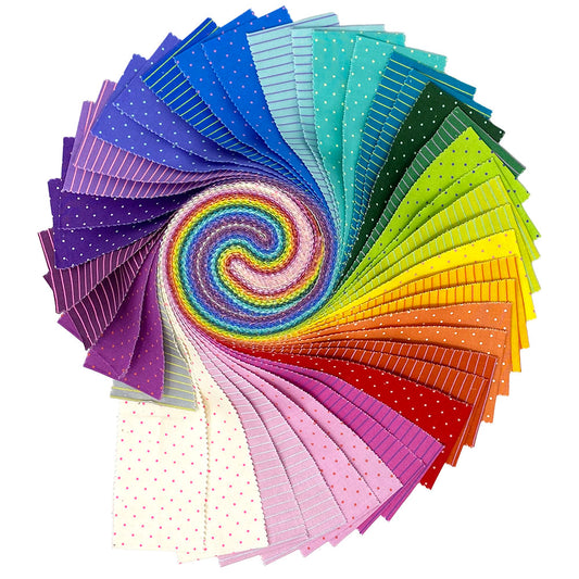 Tula Pink True Colors Tiny Coordinates Design Roll