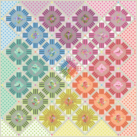 Tula Pink Everglow Star Cluster Quilt Kit – FreeSpirit Fabrics | 19.5 Yds Cotton