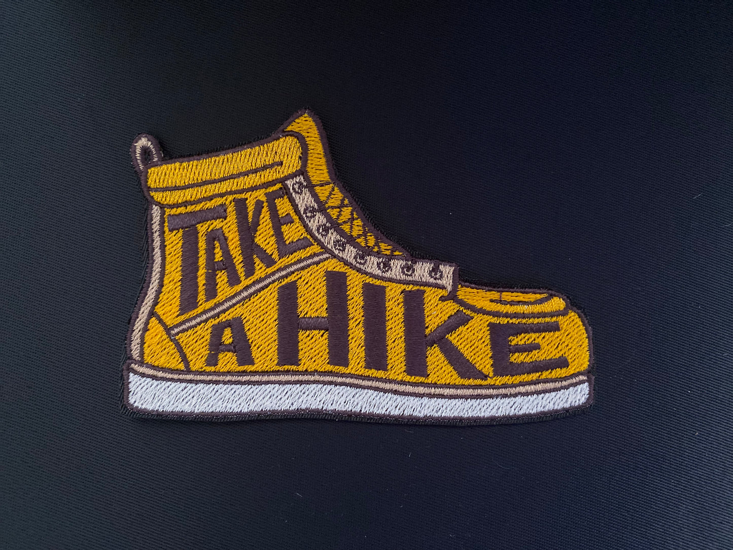Take a Hike Custom Embroidered Iron on Patch