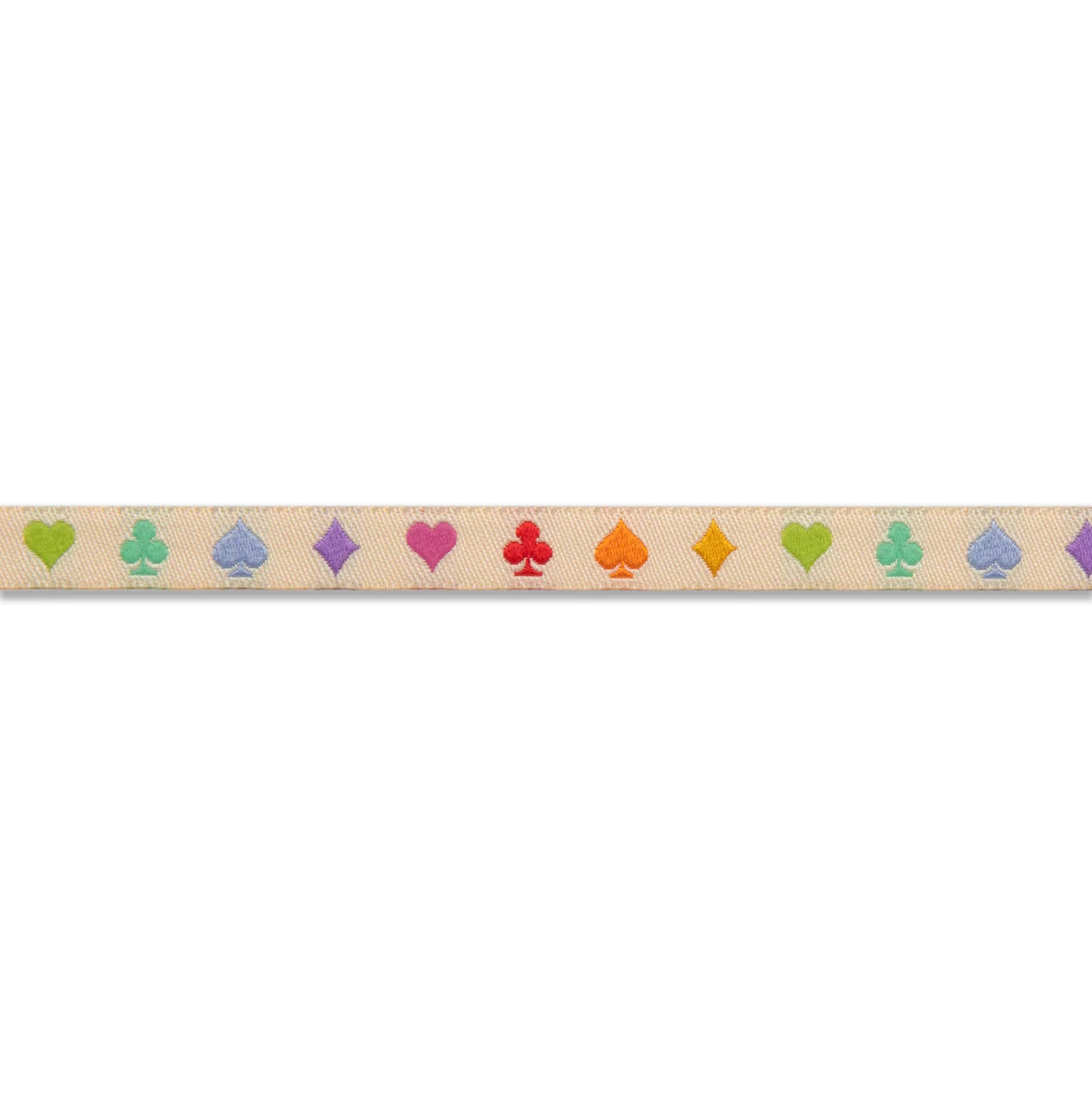 Tula Pink Wonder Suited and Booted Ecru - 3/8" Ribbon - Sold by the yard