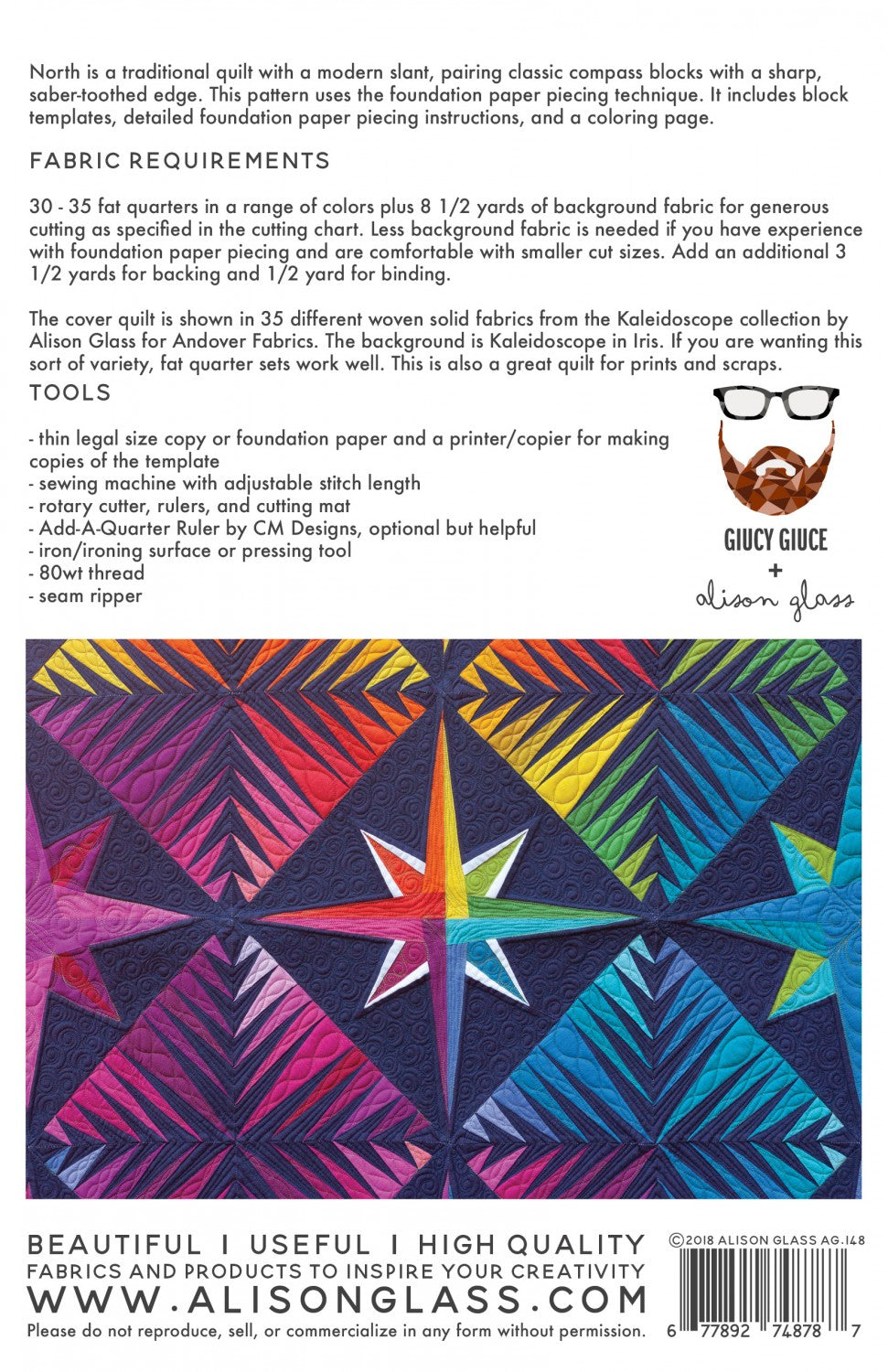 Alison Glass North Quilt Pattern