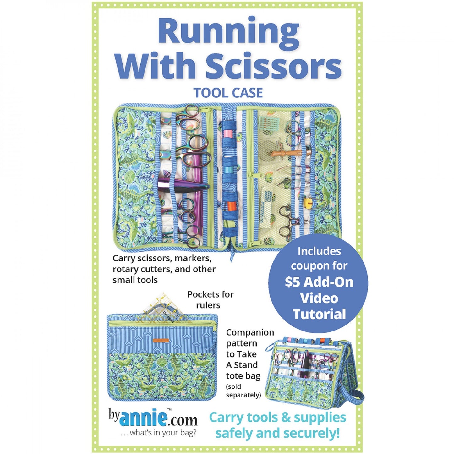 By Annie Running With Scissors Tool Case Pattern | PBA272