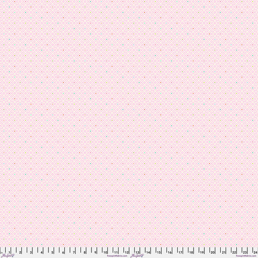 Tula Pink Moon Garden Baby Geo in Dawn Cotton Quilting Fabric by the Half Yard