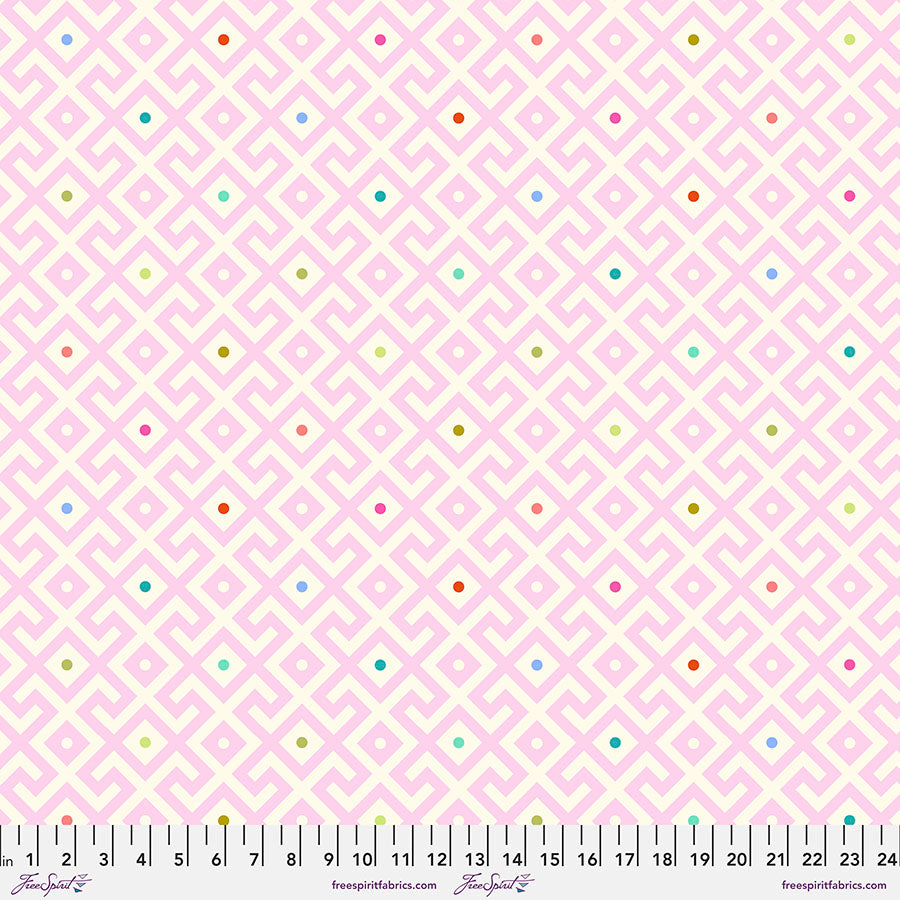 Tula Pink Mama Geo Dawn 108" Cotton Sateen Wide Backing Fabric