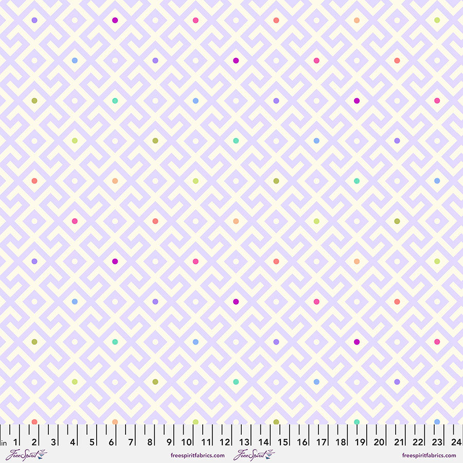 Tula Pink Mama Geo Dusk 108" Cotton Sateen Wide Backing Fabric