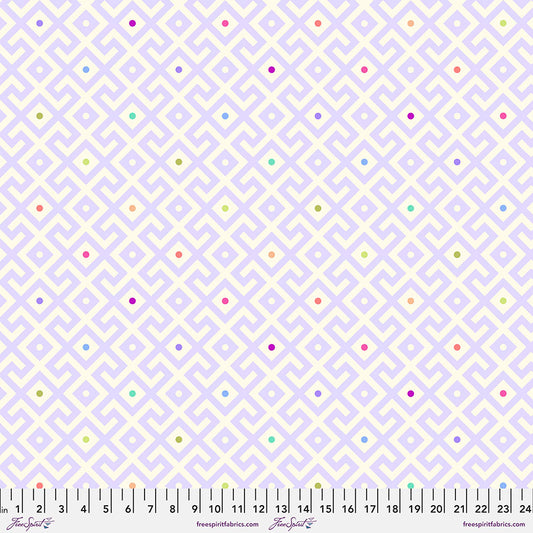 Tula Pink Mama Geo Dusk 108" Cotton Sateen Wide Backing Fabric