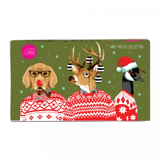 Holiday Homies Aurifil 50wt Thread Collection by Tula Pink