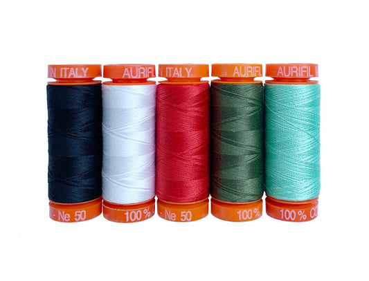Holiday Homies Aurifil 50wt Thread Collection by Tula Pink