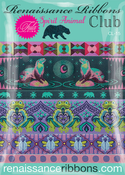 Spirit Animal Woven Ribbon Designer Assortment Tula Pink