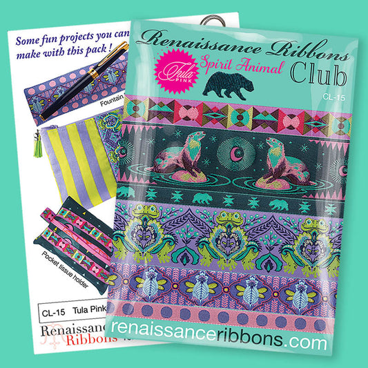 Spirit Animal Woven Ribbon Designer Assortment Tula Pink